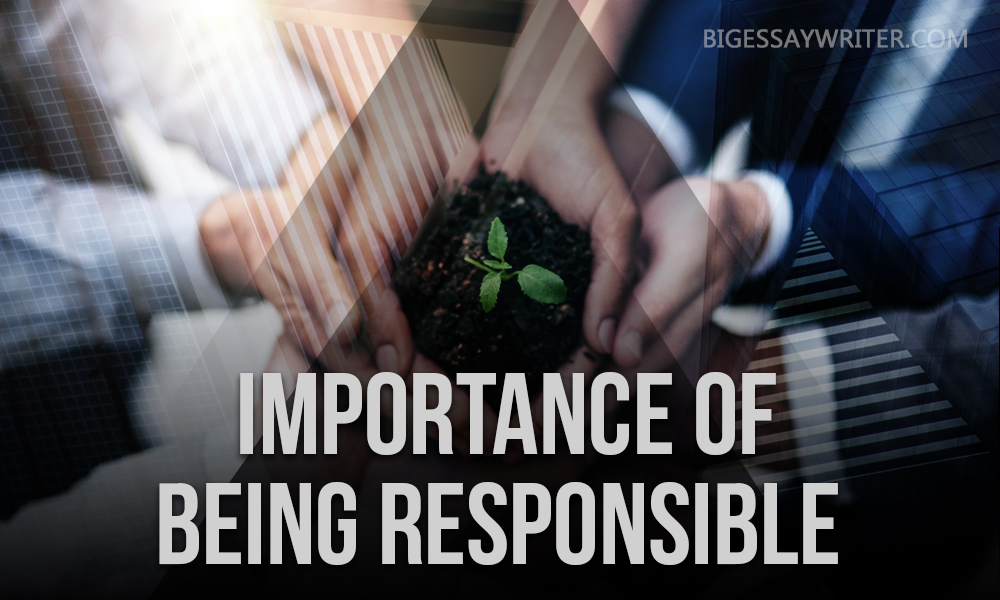 importance of being responsible
