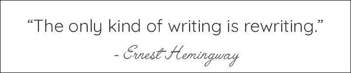 the only kind of writing is rewriting - essay rewriting service