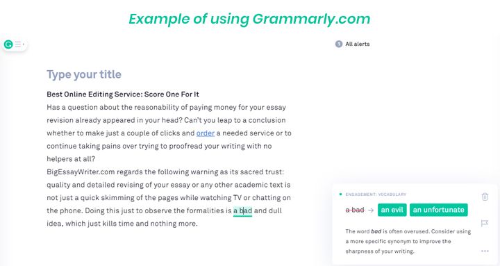 essay revision online with grammarly.com
