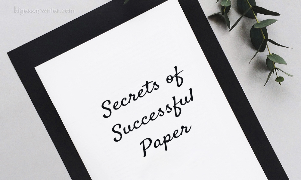 Secrets Of Successful Paper