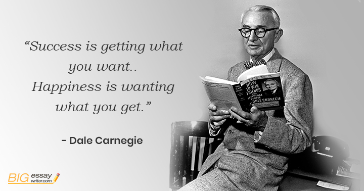 essay example for free sample Dale Carnegie
